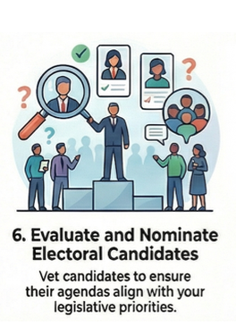 6. Evaluate and Nominate Electoral Candidates