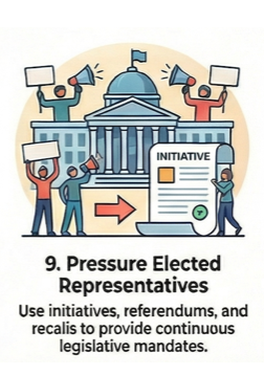 9. Pressure Elected Representatives