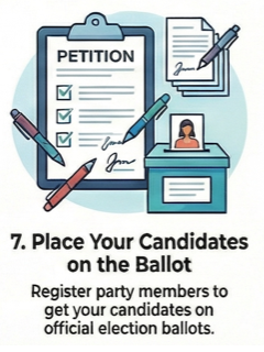 7. Place Your Candidates on the Ballot