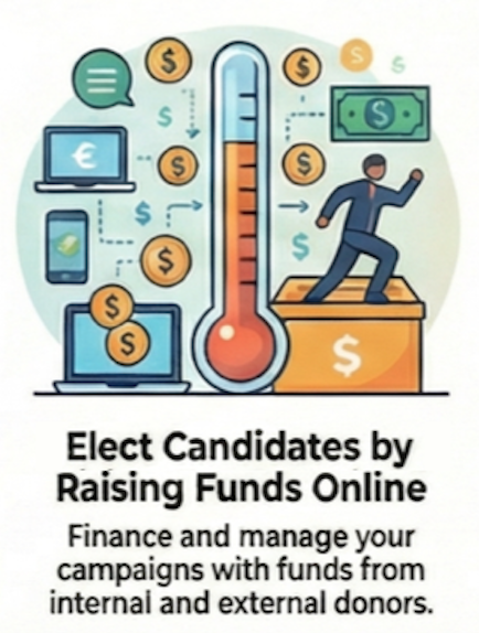 Elect Candidates by Raising Funds Online